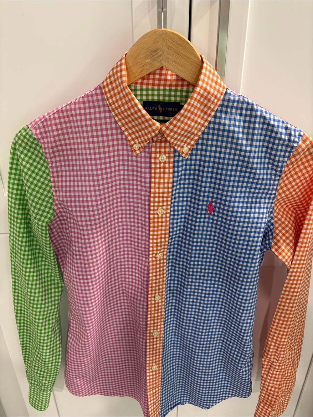 Polo by Ralph Lauren Multi-Color Gingham Button-Down Shirt